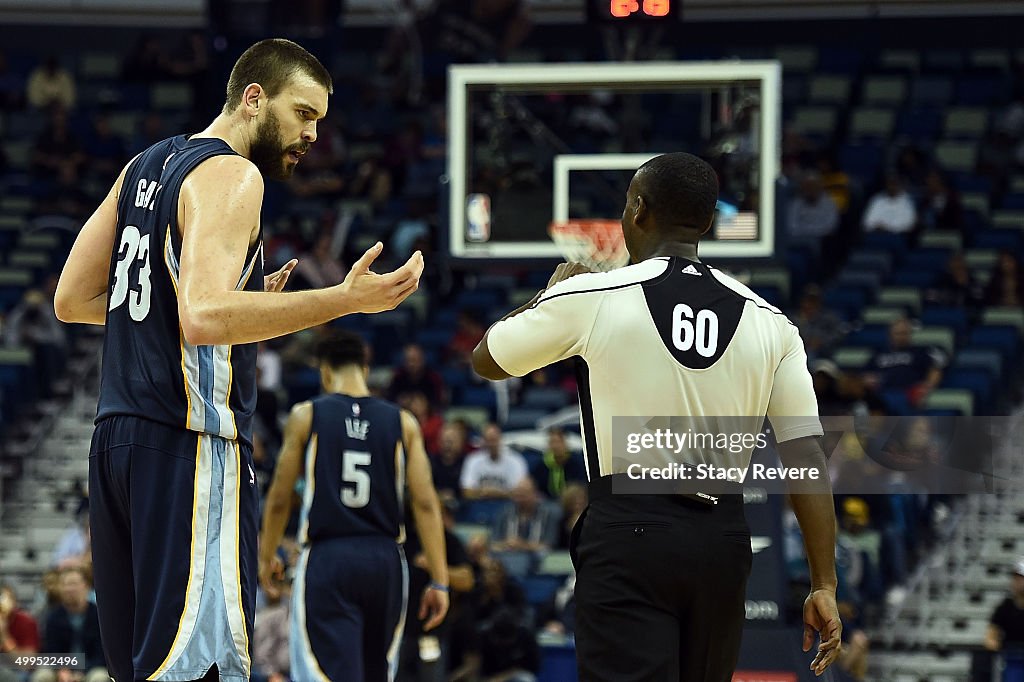 Memphis Grizzlies v New Orleans Pelicans