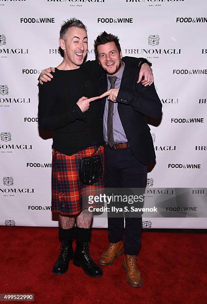 Alan Cumming and Rich Cumming attend Bruno Magli Presents A Taste Of Italy Co-Hosted By Food & Wine & Scott Conant on December 1, 2015 in New York...