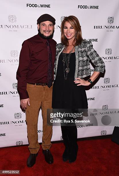 Phillip Bloch and Jill Zarin attend Bruno Magli Presents A Taste Of Italy Co-Hosted By Food & Wine & Scott Conant on December 1, 2015 in New York...