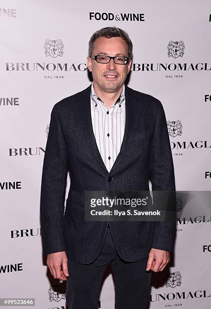 Alessandro Bampa attends Bruno Magli Presents A Taste Of Italy Co-Hosted By Food & Wine & Scott Conant on December 1, 2015 in New York City.