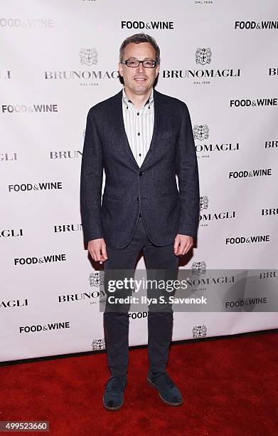 Alessandro Bampa attends Bruno Magli Presents A Taste Of Italy Co-Hosted By Food & Wine & Scott Conant on December 1, 2015 in New York City.