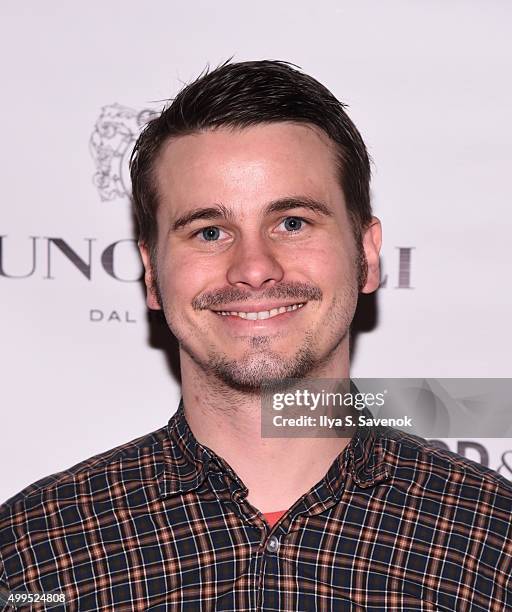 Jason Ritter attends Bruno Magli Presents A Taste Of Italy Co-Hosted By Food & Wine & Scott Conant on December 1, 2015 in New York City.