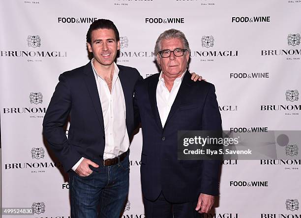 Ryan Garelick and Lloyd Garelick attends Bruno Magli Presents A Taste Of Italy Co-Hosted By Food & Wine & Scott Conant on December 1, 2015 in New...