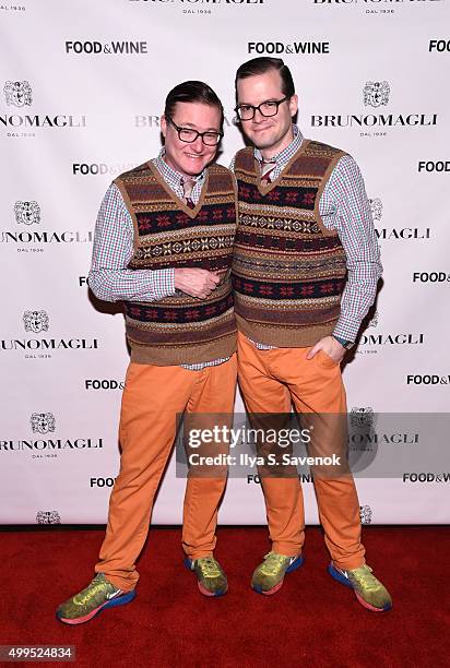 Act Andrew and Andrew attend Bruno Magli Presents A Taste Of Italy Co-Hosted By Food & Wine & Scott Conant on December 1, 2015 in New York City.