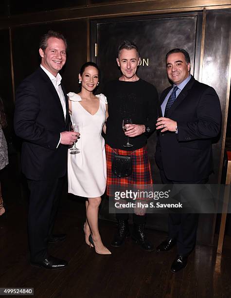 Cory Baker, Lucy Liu, Alan Cumming and Michael DeVirgilio attend Bruno Magli Presents A Taste Of Italy Co-Hosted By Food & Wine & Scott Conant on...