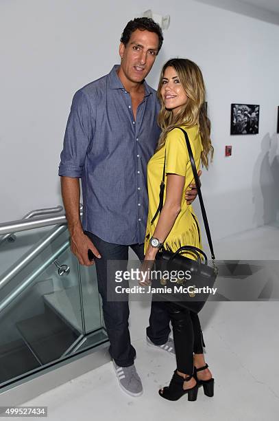Professional Basketball player Rony Seikaly attends the Opening of Lenny Kravitz FLASH Photography Exhibition at Miami Design District on December 1,...