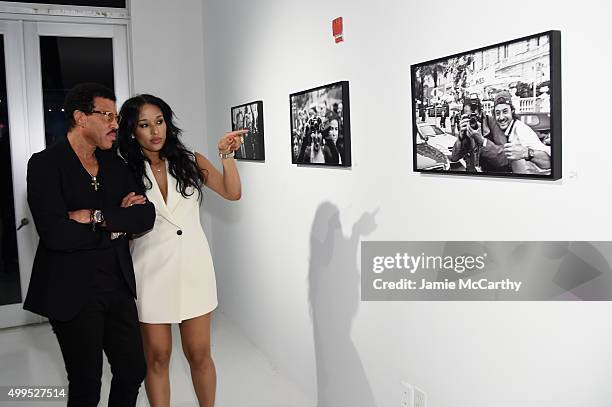 Lionel Richie attends the Opening of Lenny Kravitz FLASH Photography Exhibition at Miami Design District on December 1, 2015 in Miami, Florida.