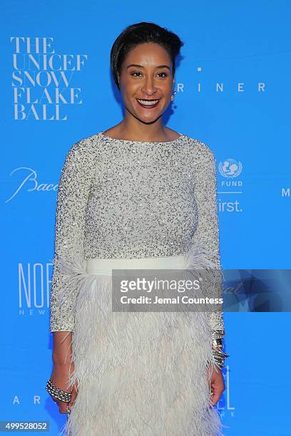 Kimberly Chandler attends the 11th Annual UNICEF Snowflake Ball Honoring Orlando Bloom, Mindy Grossman And Edward G. Lloyd at Cipriani, Wall Street...