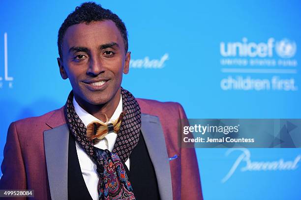 Marcus Samuelsson attends the 11th Annual UNICEF Snowflake Ball Honoring Orlando Bloom, Mindy Grossman And Edward G. Lloyd at Cipriani, Wall Street...