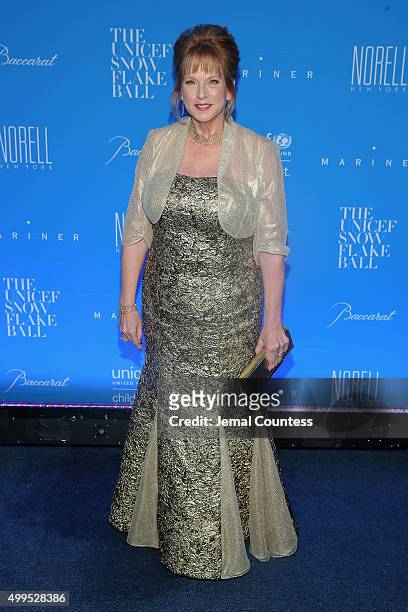 Snowflake Patron Christine Stonbely attends the 11th Annual UNICEF Snowflake Ball Honoring Orlando Bloom, Mindy Grossman And Edward G. Lloyd at...