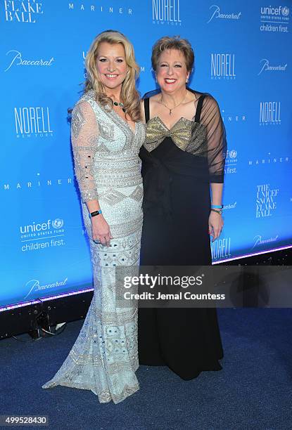 Inc. U.S. Fund for UNICEF Mindy Grossman and President & CEO, U.S. Fund for UNICEF Caryl Stern attend the 11th Annual UNICEF Snowflake Ball Honoring...