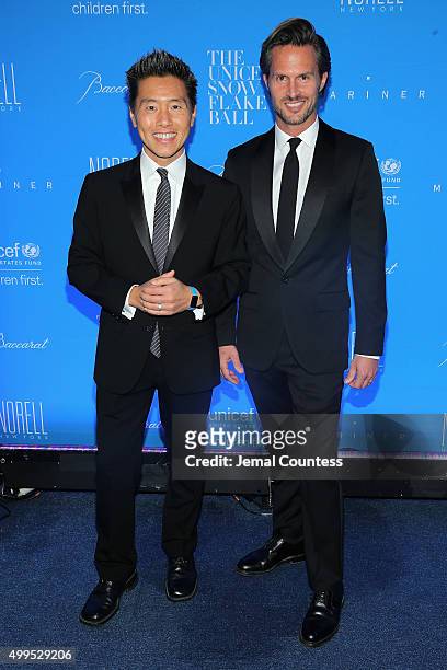 Vern Yip and Craig Koch attend the 11th Annual UNICEF Snowflake Ball Honoring Orlando Bloom, Mindy Grossman And Edward G. Lloyd at Cipriani, Wall...