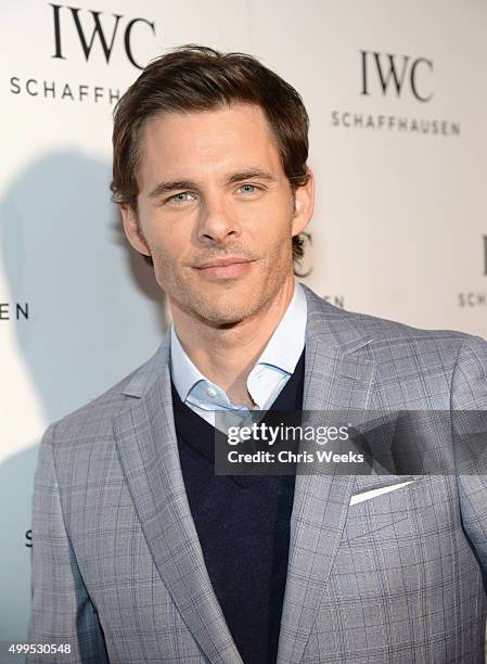 Actor James Marsden attends IWC Schaffhausen Rodeo Drive Flagship Boutique Opening on December 1, 2015 in Beverly Hills, California.