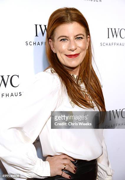 Michelle Pesce attends IWC Schaffhausen Rodeo Drive Flagship Boutique Opening on December 1, 2015 in Beverly Hills, California.