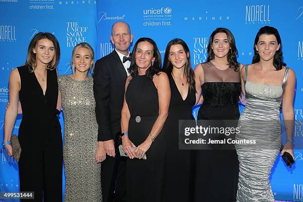 The Gahan Family attend the 11th Annual UNICEF Snowflake Ball Honoring Orlando Bloom, Mindy Grossman And Edward G. Lloyd at Cipriani, Wall Street on...