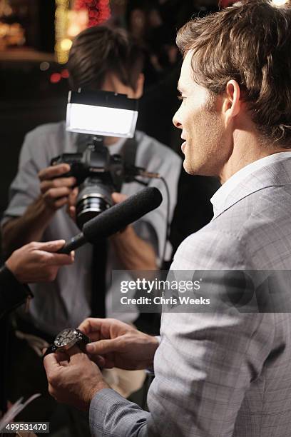 Actor James Marsden attends IWC Schaffhausen Rodeo Drive Flagship Boutique Opening on December 1, 2015 in Beverly Hills, California.