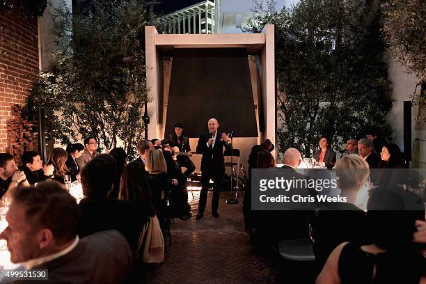 Schaffhausen CEO Georges Kern speaks onstage during IWC Schaffhausen Rodeo Drive Flagship Boutique Opening on December 1, 2015 in Beverly Hills,...