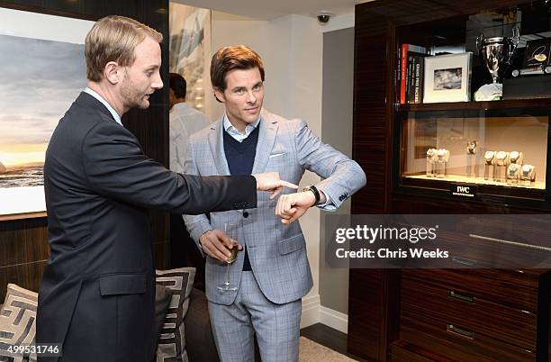 Actor James Marsden attends IWC Schaffhausen Rodeo Drive Flagship Boutique Opening on December 1, 2015 in Beverly Hills, California.