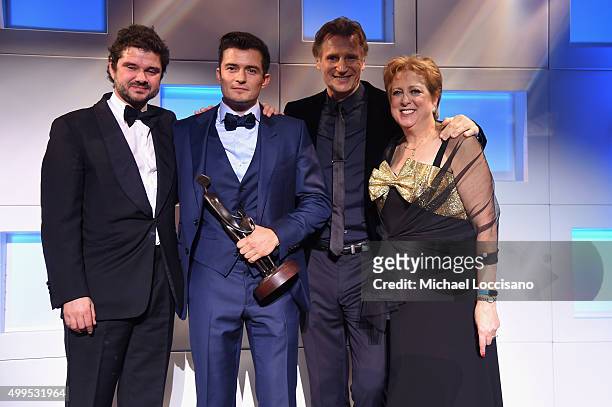 Luca Dotti, UNICEF Goodwill Ambassador Honoree: Audrey Hepburn Humanitarian Award, Orlando Bloom, UNICEF Goodwill Ambassador Liam Neeson, and...