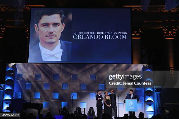 Presenter Luca Dotti, President & CEO, U.S. Fund for UNICEF Caryl Stern, UNICEF Goodwill Ambassador Honoree: Audrey Hepburn Humanitarian Award...