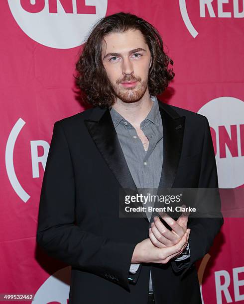 Singer Hozier attends ONE and 's "It Always Seems Impossible Until It Is Done" event held at Carnegie Hall on December 1, 2015 in New York City.