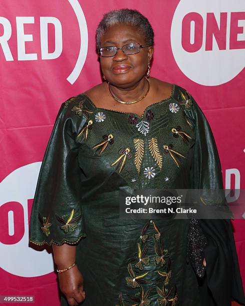 Chair-elect of the Board of Gavi, the Vaccine Alliance and event honoree Dr. Ngozi Okonjo-Iweala attends ONE and 's "It Always Seems Impossible Until...