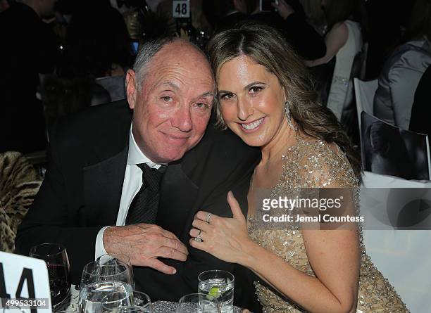 Stephen Nussdorf and Alicia Nussdorf with Norell New York at the 11th annual UNICEF Snowflake Ball at Cipriani, Wall Street on December 1, 2015 in...