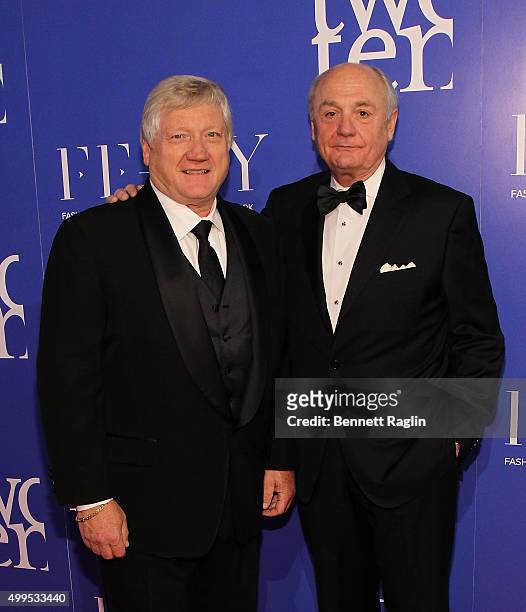 Ron Fromm, CEO Elect Fashion Footwear Association of New York and Jim Issler, CEO of H.H. Brown Shoe Company attend the 76th Annual Two Ten Footwear...