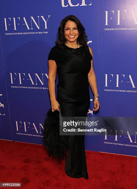 Andrea Bernholtz, CEO Titan Industries, inc. Attends the 76th Annual Two Ten Footwear Foundation dinner and awards on December 1, 2015 in New York...
