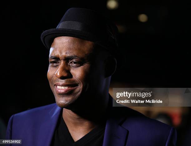 Wayne Brady attends the opening night press reception for Wayne Brady opening in 'Kinky Boots' at the Paramount Bar and Grill on December 1, 2015 in...