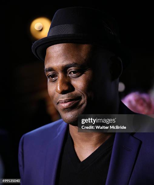 Wayne Brady attends the opening night press reception for Wayne Brady opening in 'Kinky Boots' at the Paramount Bar and Grill on December 1, 2015 in...