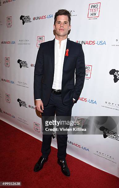 Actor Charlie Carver attends the UNAIDS-USA and Africa Rising: Inaugural World AIDS Day Benefit Hosted By Zendaya With A Special Performance By Tahj...