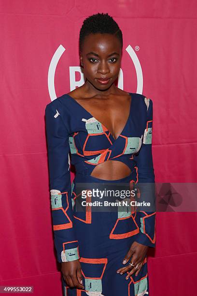 Actress Danai Gurira attends ONE and 's "It Always Seems Impossible Until It Is Done" event held at Carnegie Hall on December 1, 2015 in New York...