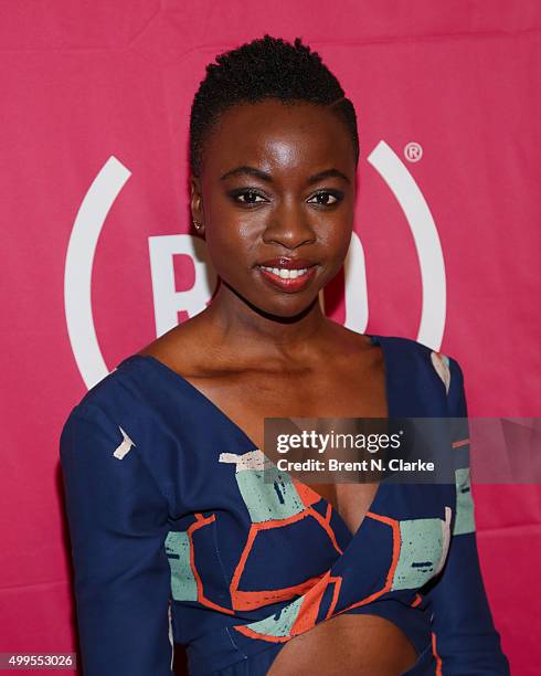 Actress Danai Gurira attends ONE and 's "It Always Seems Impossible Until It Is Done" event held at Carnegie Hall on December 1, 2015 in New York...