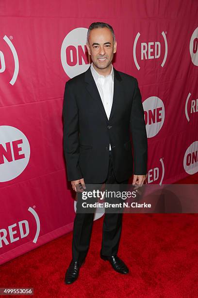 Designer Francisco Costa attends ONE and 's "It Always Seems Impossible Until It Is Done" event held at Carnegie Hall on December 1, 2015 in New York...