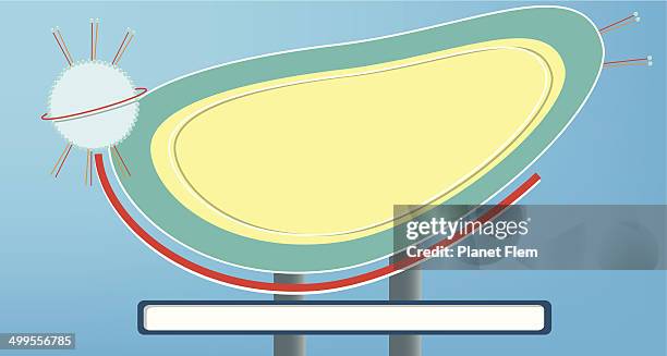 satellite billboard - drive in movie stock illustrations