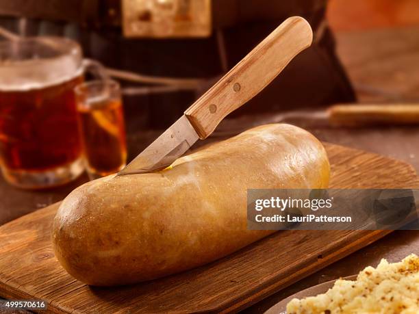 traditional haggis and neeps with whiskey and a beer - haggis stock pictures, royalty-free photos & images