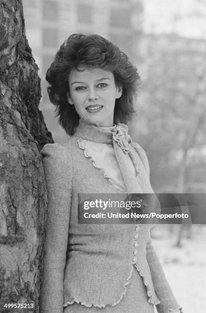 British actress Gabrielle Drake in London on 17th January 1985.