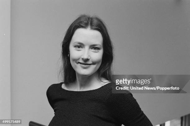 English actress Julia Tobin from the television series 'Auf Wiedersehen, Pet' in London on 11th February 1986.
