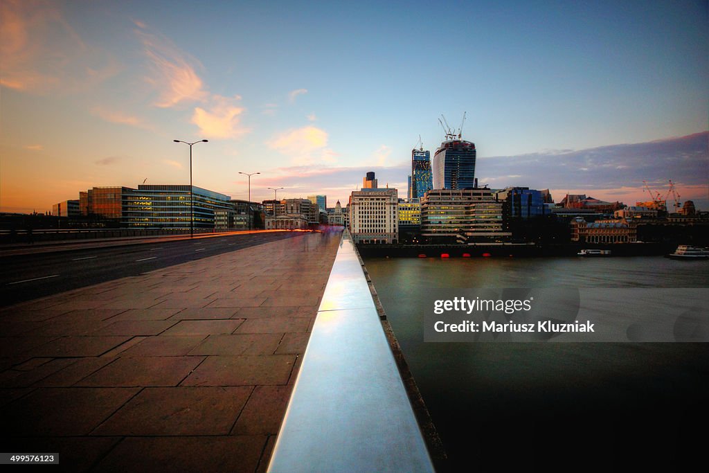 London Bridge and the City