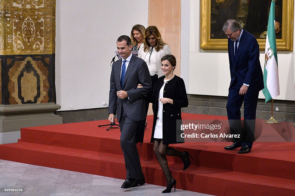 Spanish Royals delivers Gold Medals Of Merit In Fine Arts