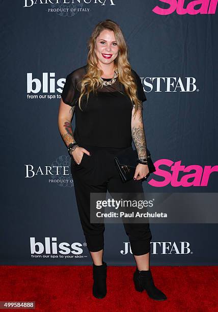 Reality TV Personality Kailyn Lowry attends Star Magazine's Scene Stealers party at The W Hollywood on October 22, 2015 in Hollywood, California.