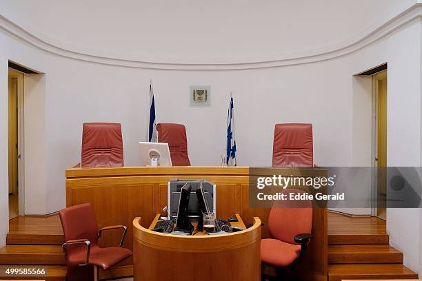 supreme court of israel - supreme court hall stock pictures, royalty-free photos & images