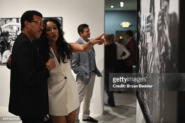Lionel Richie attends Opening of Lenny Kravitz FLASH Photography Exhibition at Miami Design District on December 1, 2015 in Miami, Florida.