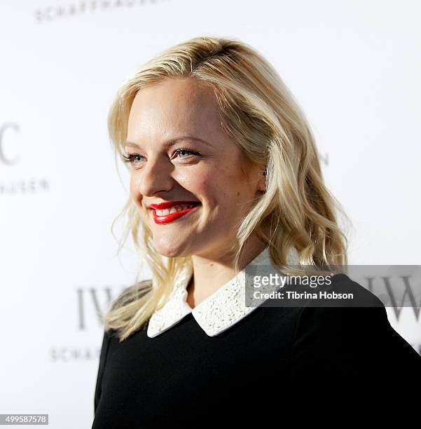 Elisabeth Moss attends the IWC Schaffhausen Rodeo Drive grand opening at IWC Shaffhausen on December 1, 2015 in Beverly Hills, California.