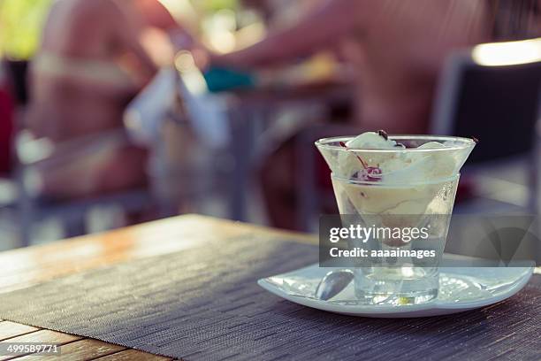 chocolate milkshake - meeru island stock pictures, royalty-free photos & images