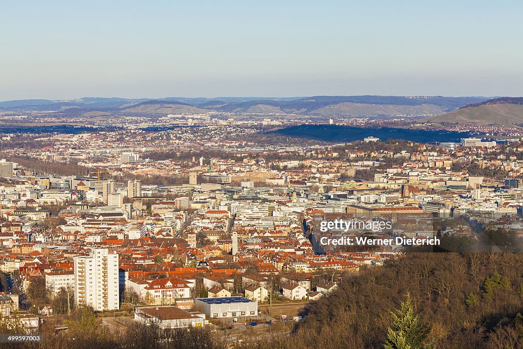View from Birkenkopf hill, Stuttgart
