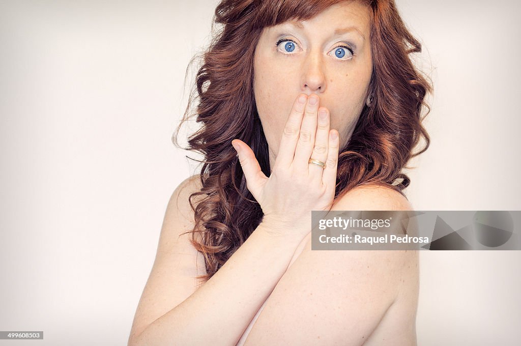 Surprised woman