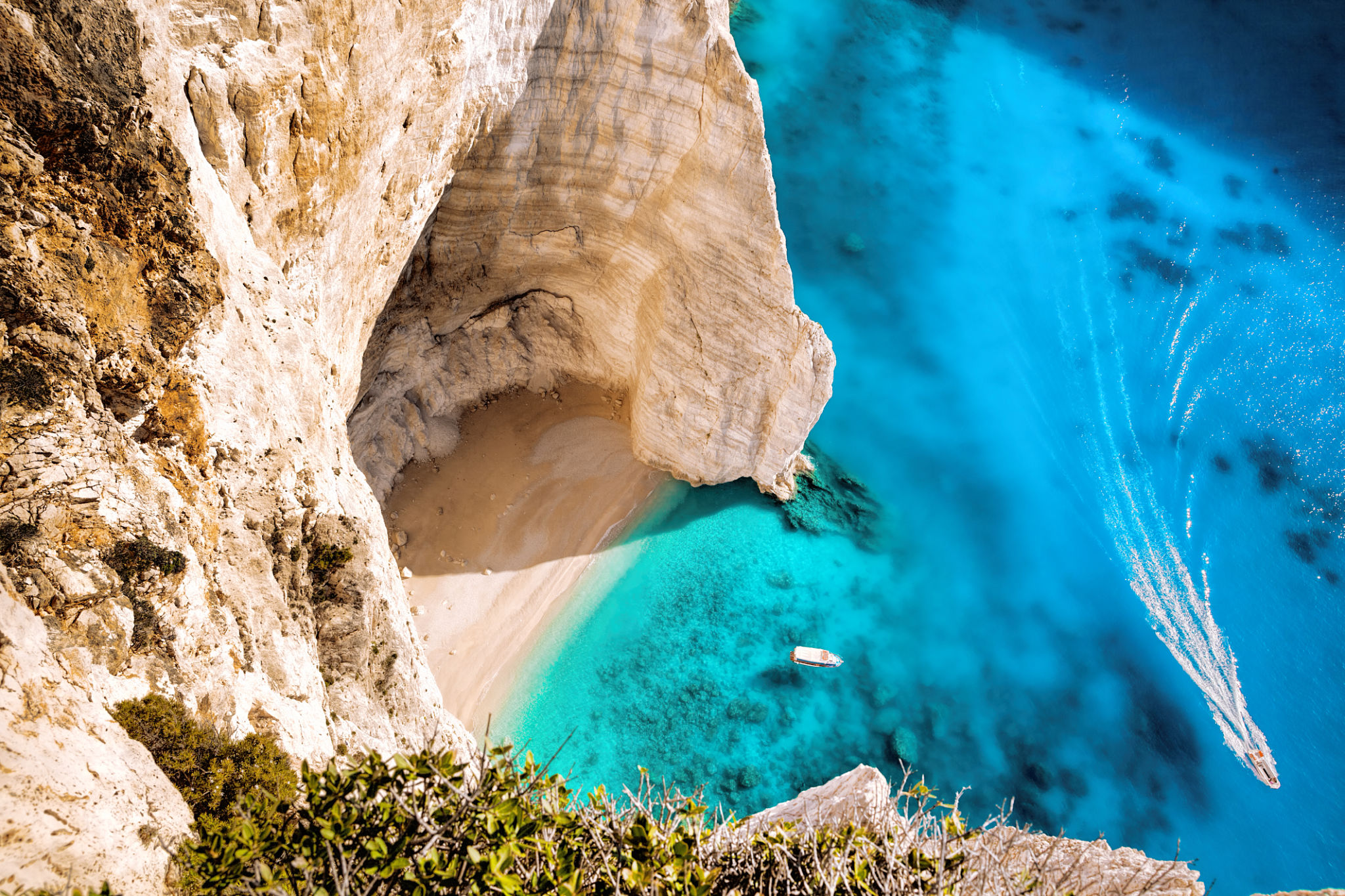 private beach