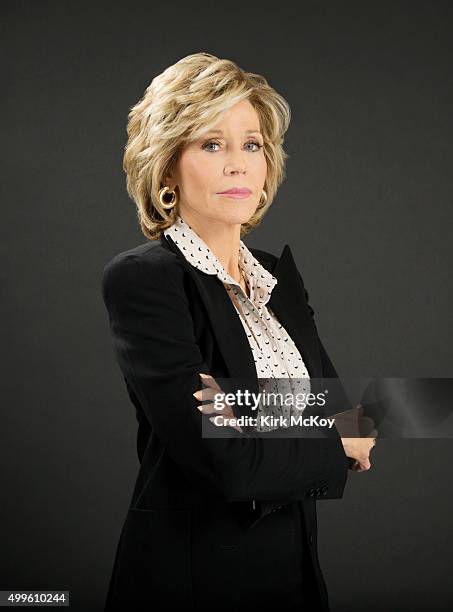 Actress Jane Fonda is photographed for Los Angeles Times on November 13, 2015 in Los Angeles, California. PUBLISHED IMAGE. CREDIT MUST READ: Kirk...